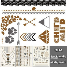 OEM Tattoo stickers waterproof Women Chocolate temporary tattoo indian hand fake tattoo 2016 new chest sleeve YS03